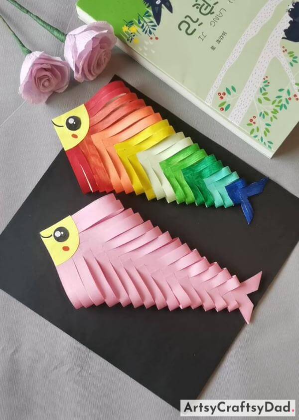 Origami Diy Paper Fish Craft Idea For Little Ones