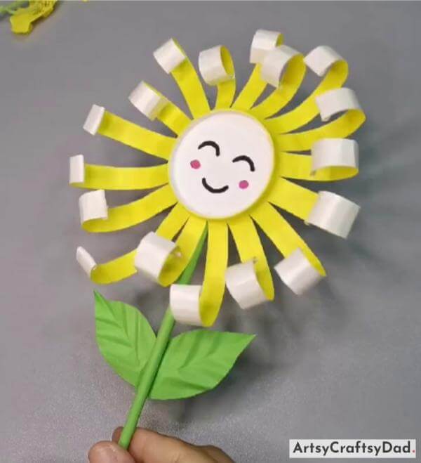 Paper Cup Flower Craft Idea For Kids