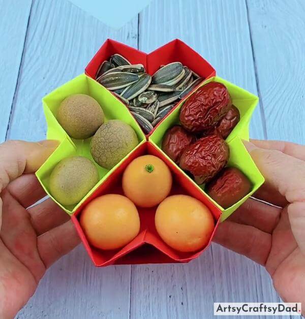 Simple And Basic Origami Paper Container Craft Idea For Kids