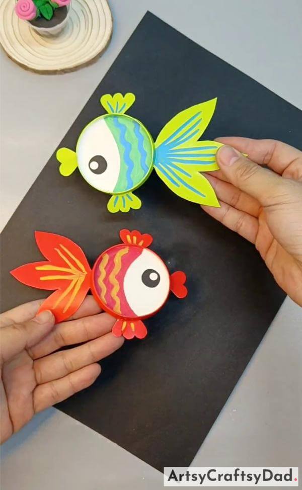 Simple To Make Fish Paper Cup Craft For Kids