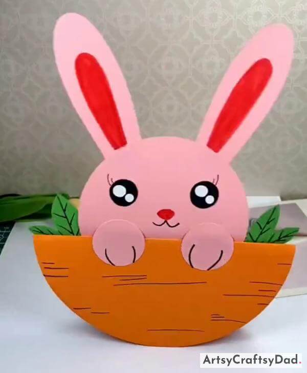 Wonderful Paper Bunny Craft With Carrot