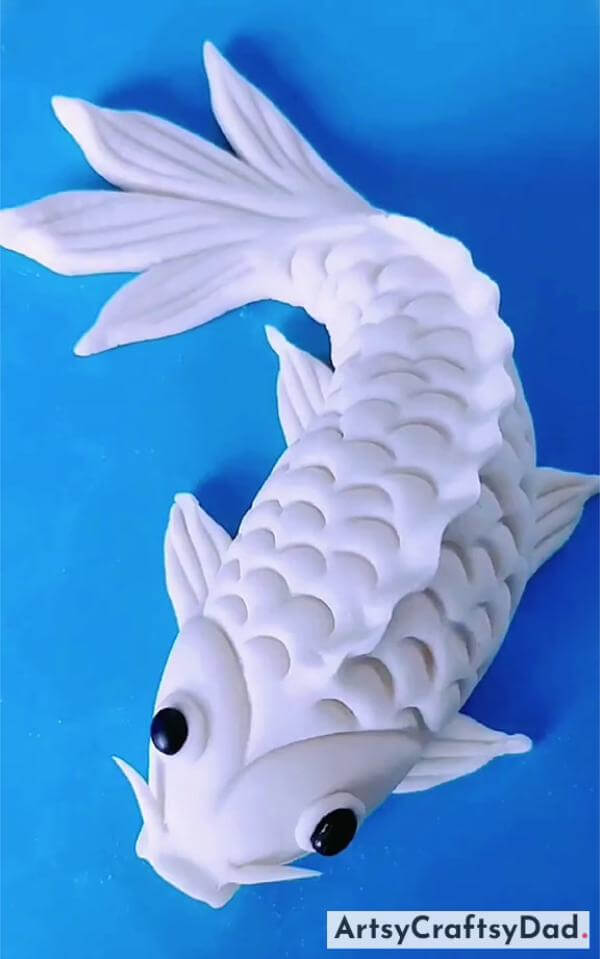 Adorable Salt Dough Fish Craft For Children