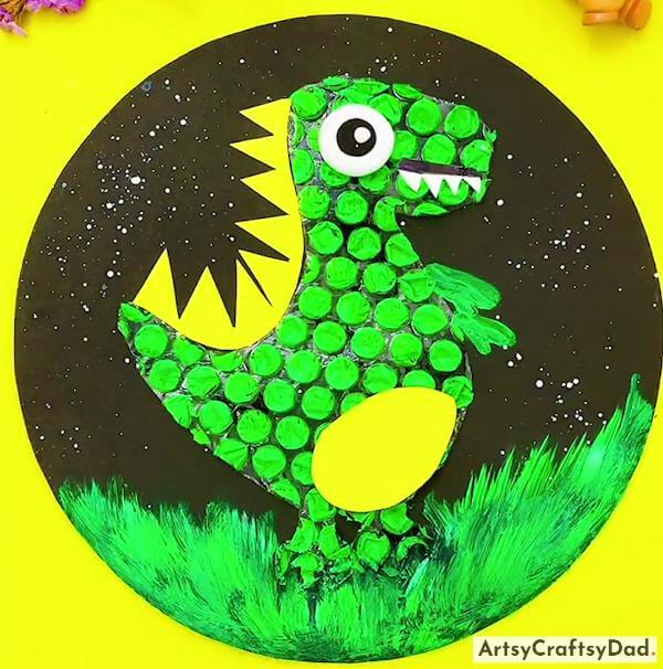 Simple Bubble Dragon Craft For Kids