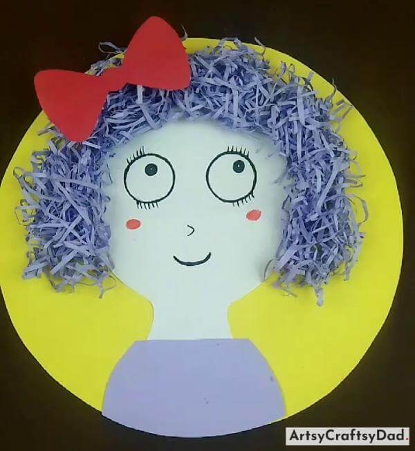 Simple Paper Doll Craft For Kids