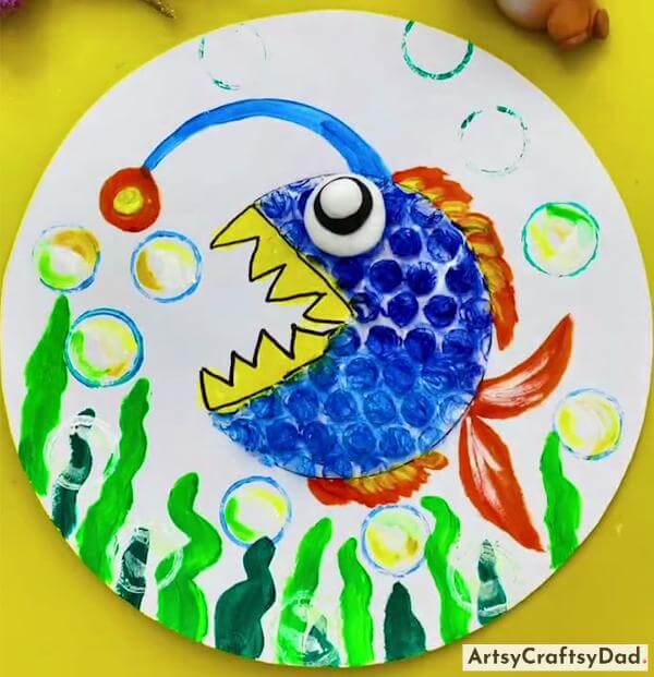 Unique Bubble Shark Craft Art For Kids