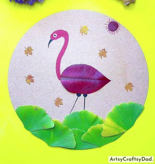 A Cute Leaf Duck Craft for Children 