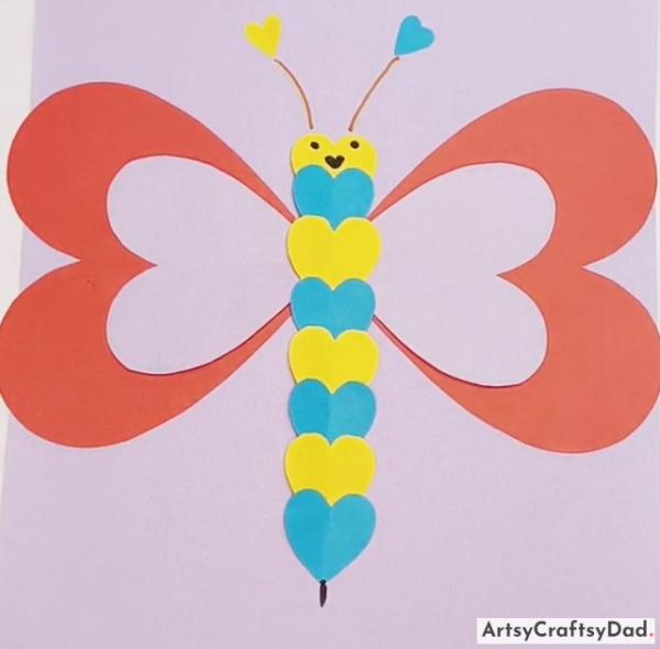 A Cute Paper Butterfly Craft for Children