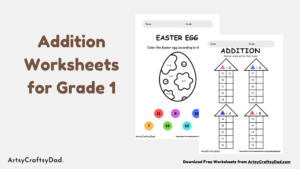 Addition Worksheets for Grade 1