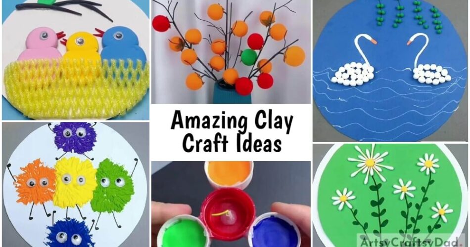 Amazing Clay Craft Ideas for kids at Home