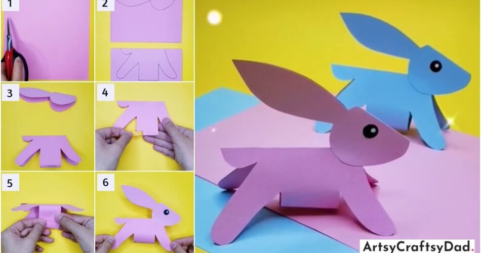 Amazing Paper Rabbit Craft Step By Step Tutorial