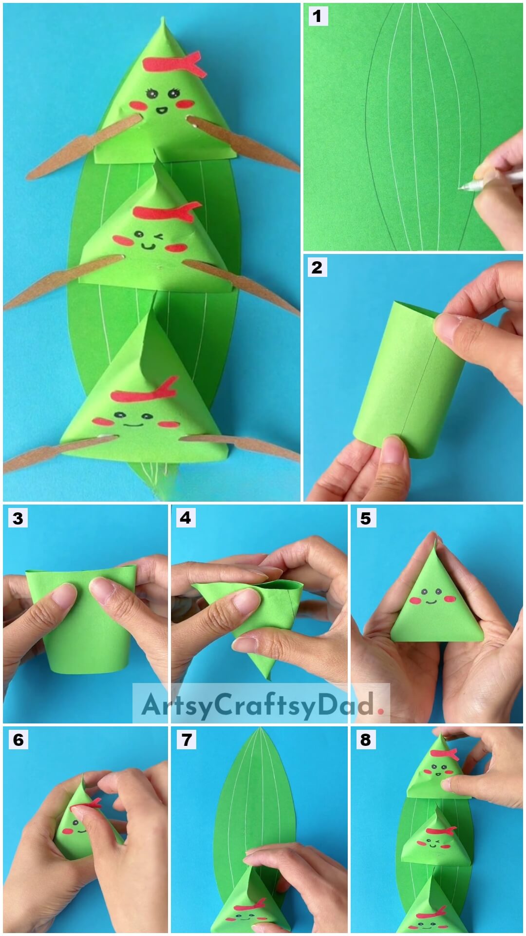 Awesome Paper Dragon Boat Craft Tutorial For Kids
