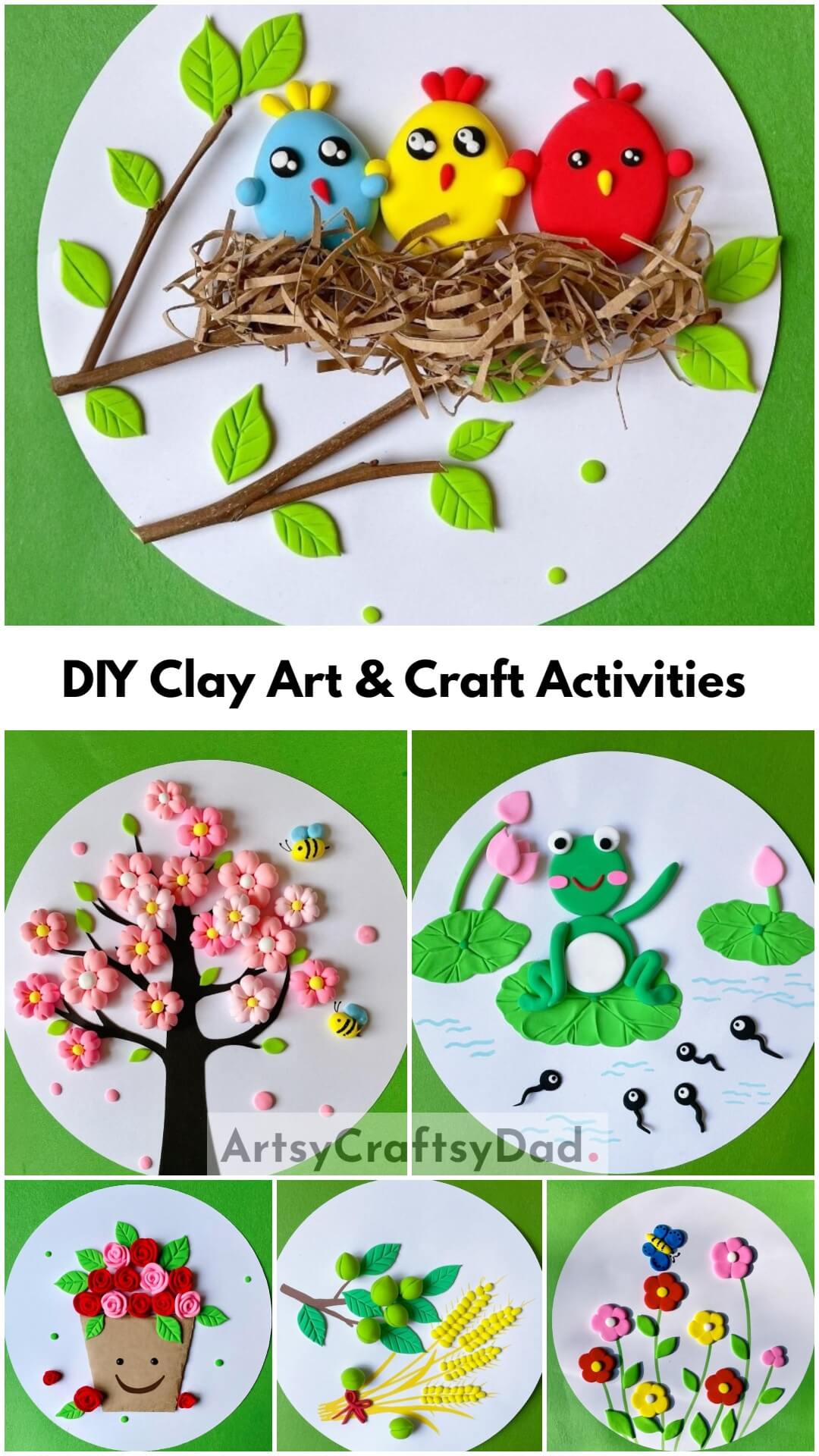 Beautiful & DIY Clay Art & Craft Activities for Kids