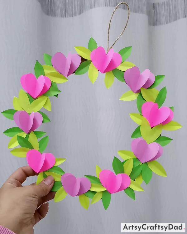 Beautiful Paper Flower Ornament Craft for Kids 