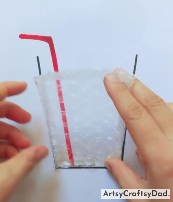 Paste The Bubbled Sheet