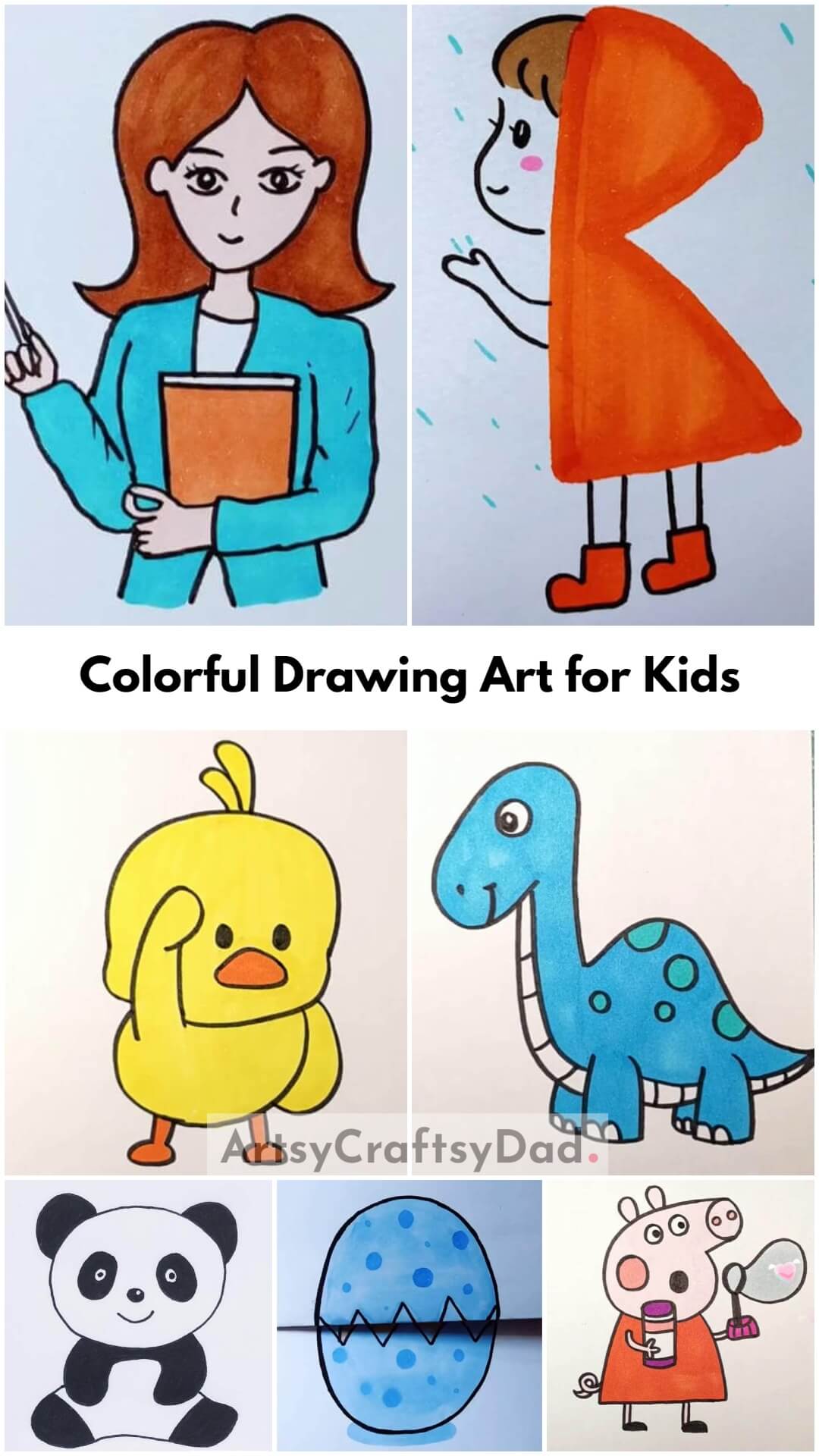 Beautiful & Colorful Drawing Art for Kids