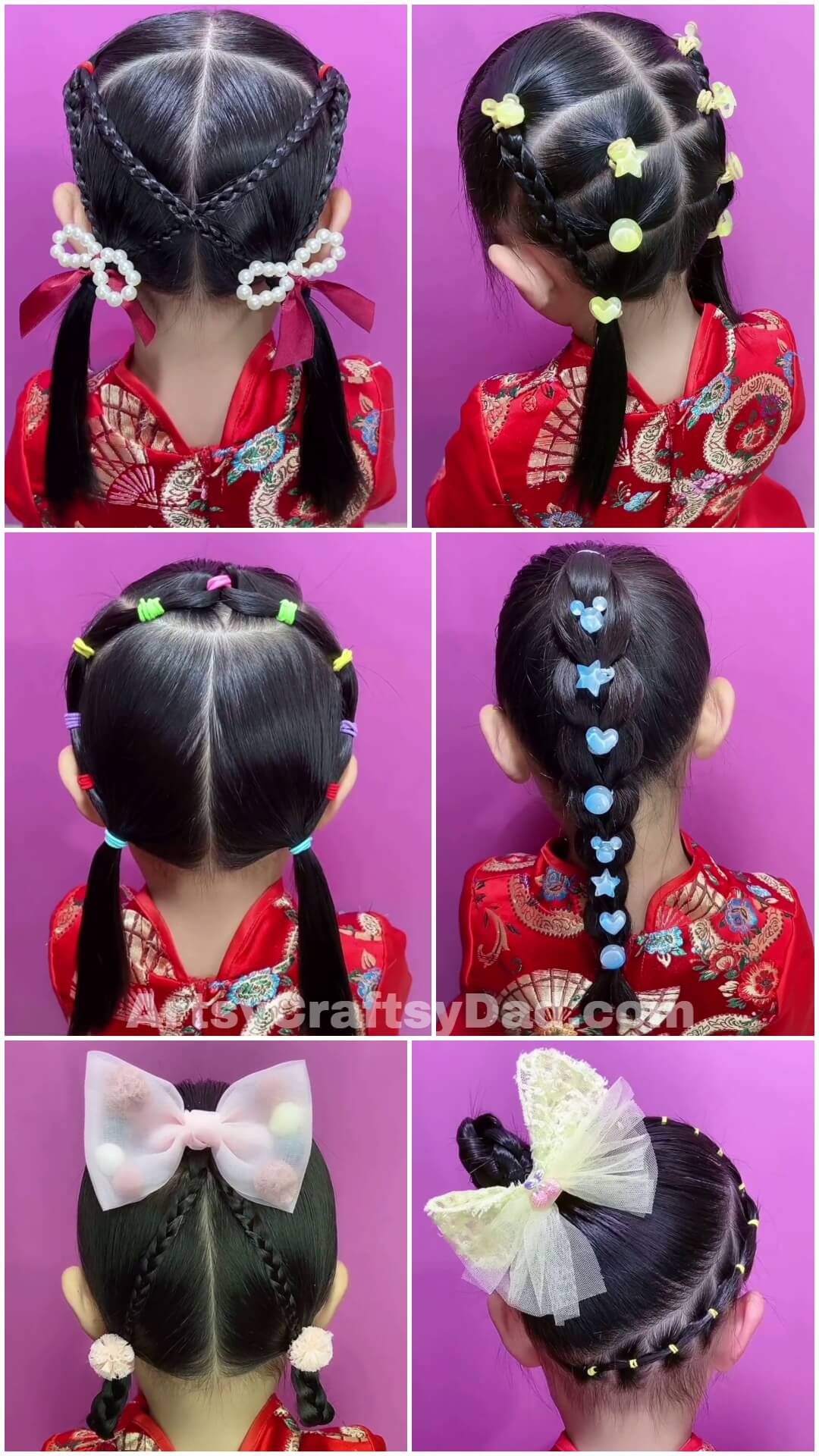 Creative Kids Braids Hairstyle for School