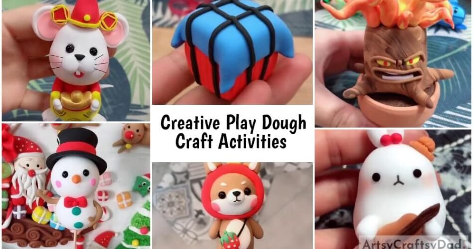 Creative Play Dough Craft Activities for Kids