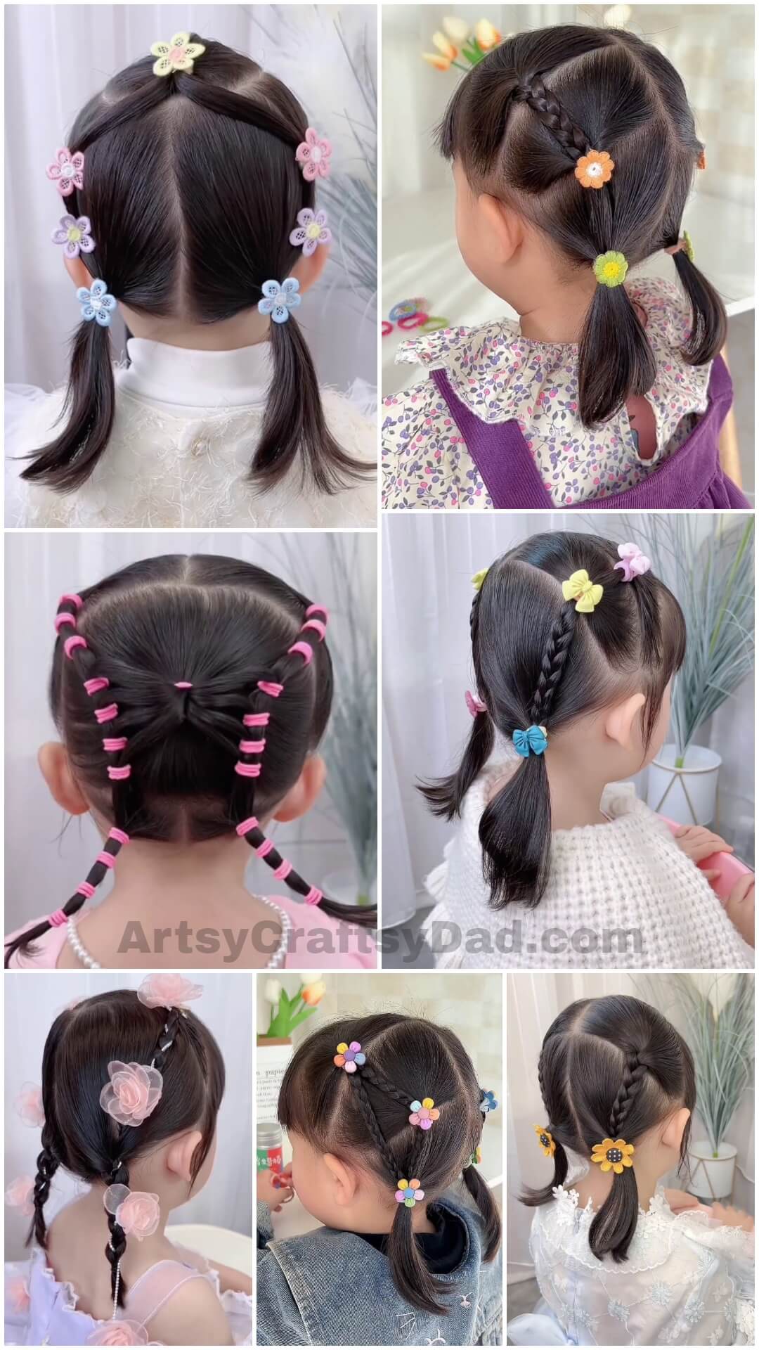Cutest Dual Braids Hairstyle for Kids