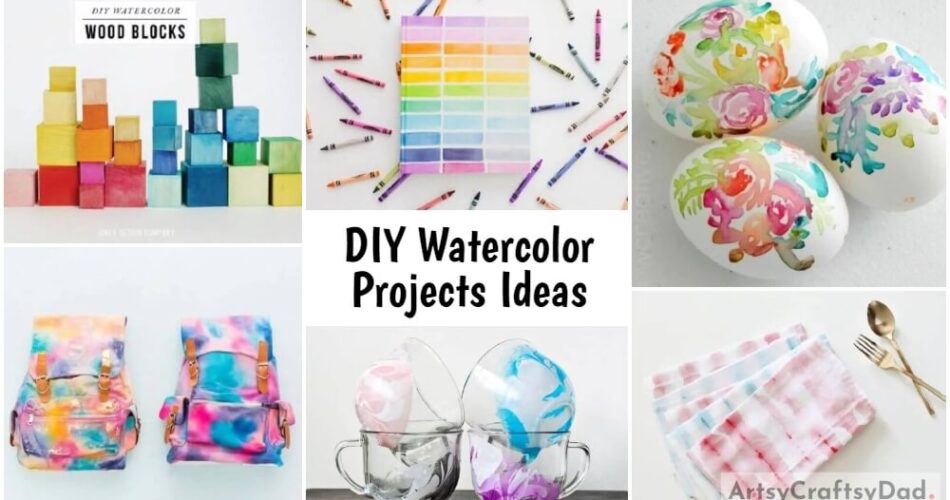 DIY Watercolor Projects Ideas You Can Try With Your Kids