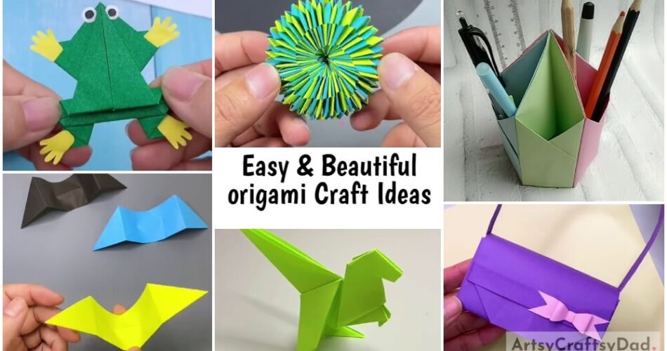 Easy & Beautiful origami Craft Ideas for Kids