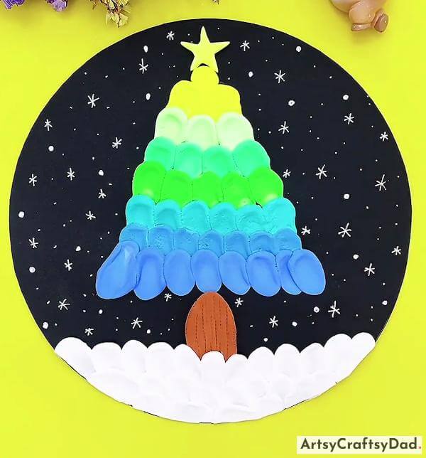 Easy Clay Christmas Tree Craft for Kids 