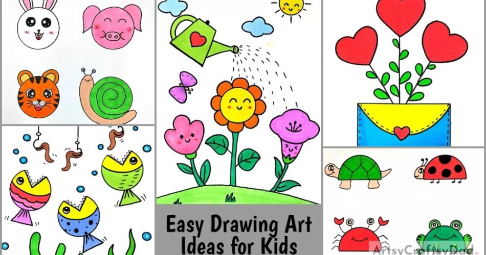 Easy Drawing Art Ideas for Kids