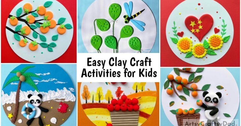 Easy To Make Clay Craft Activities for Kids
