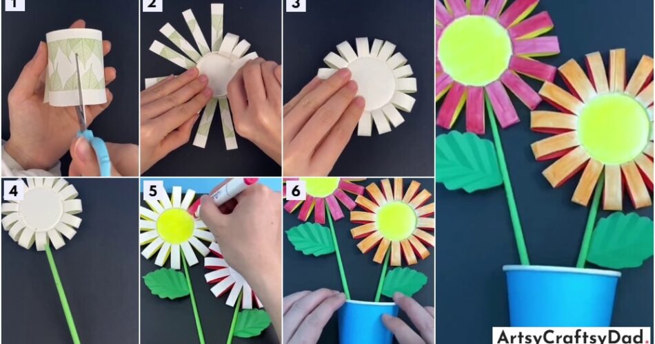 Easy To Make Paper Cup Flower Craft Tutorial For Beginners