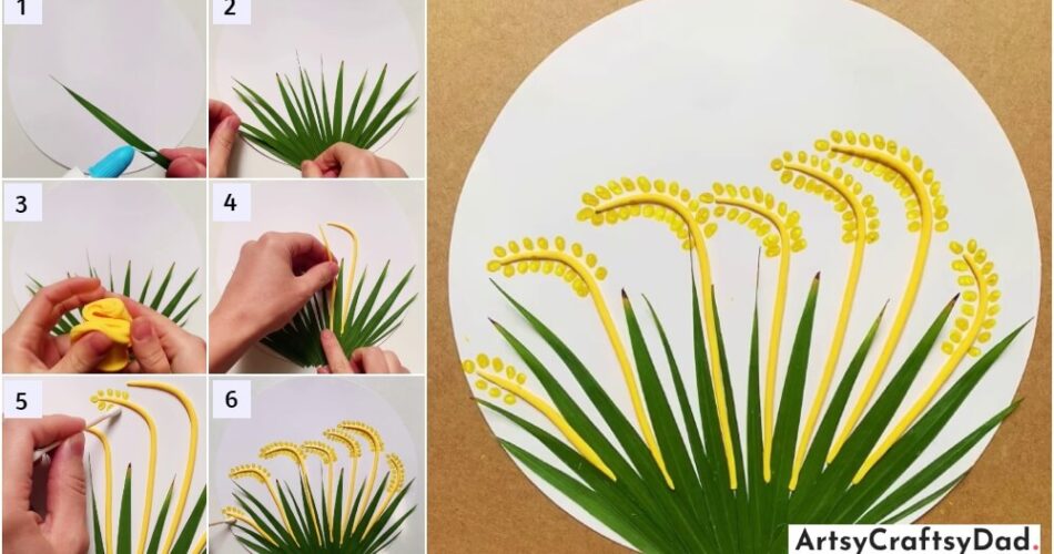 Leaves Rice Plant - Easy Art & Craft Tutorial