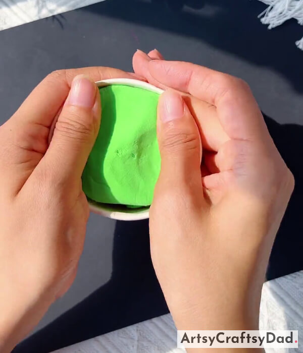 Use Disposal Ans Add Clay To It