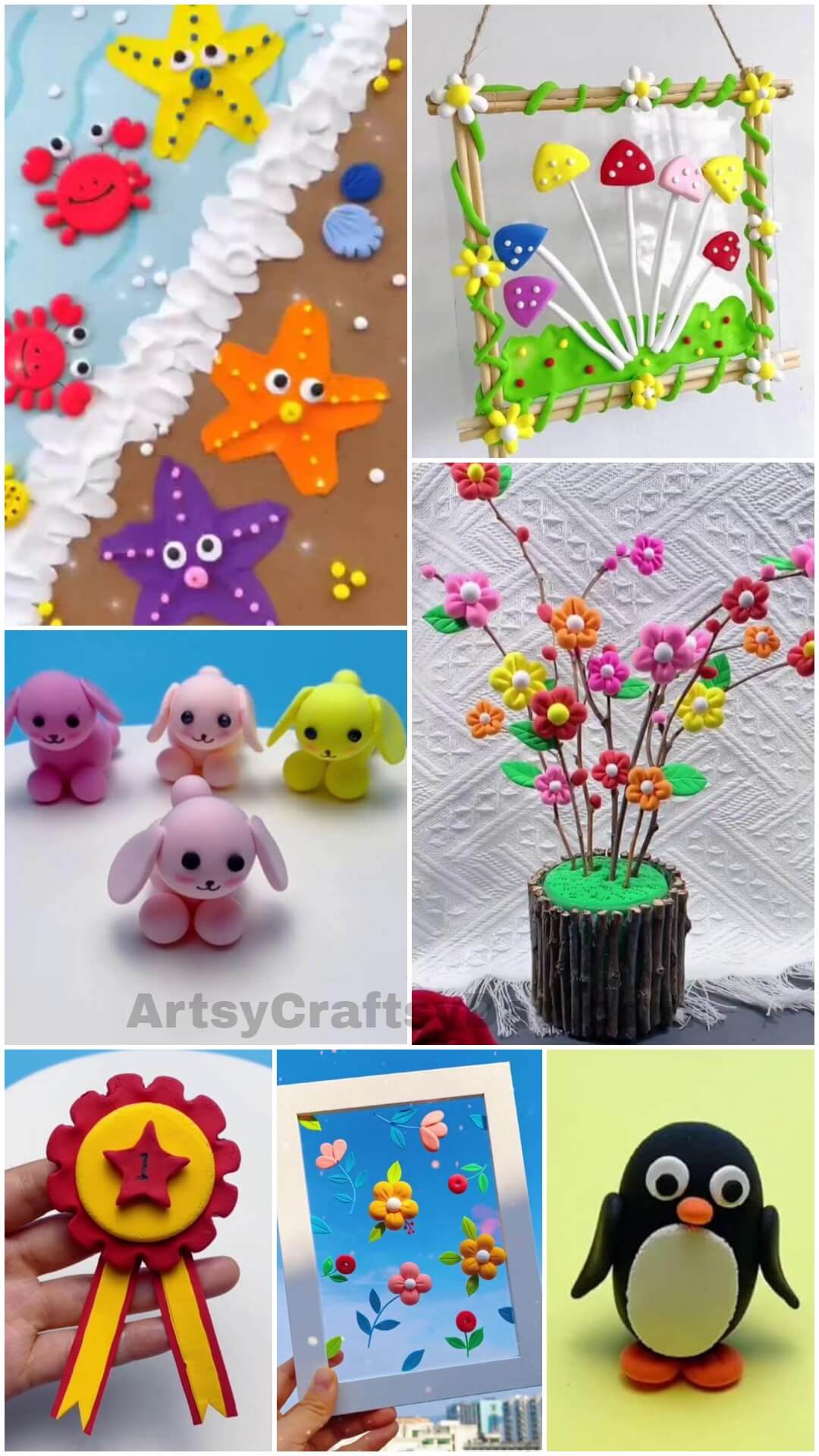 Simple to Make Clay Craft Activities for Kids