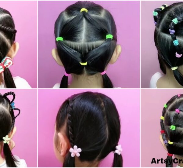 Stylish Beads Braids Hairstyle for Kids