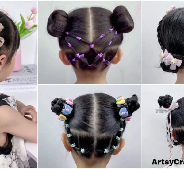 Unique Braids Hairstyle for Kids