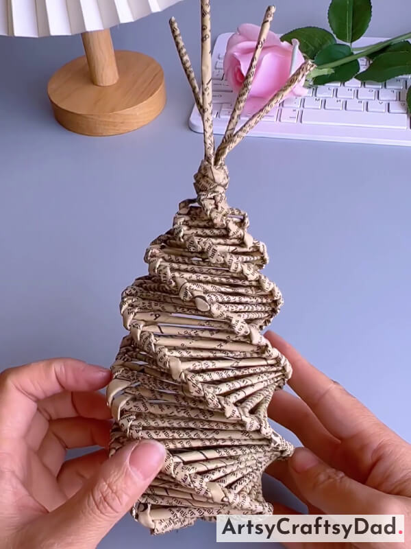 Congratulations! Your Creative Newspaper Craft Is Ready.