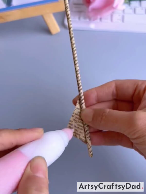 Apply Glue At The End