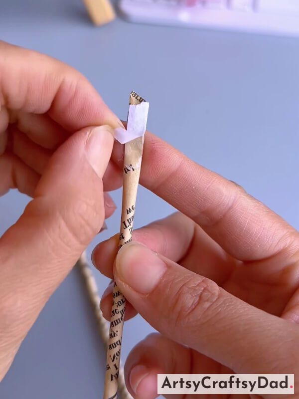 Apply Double Sided Tape