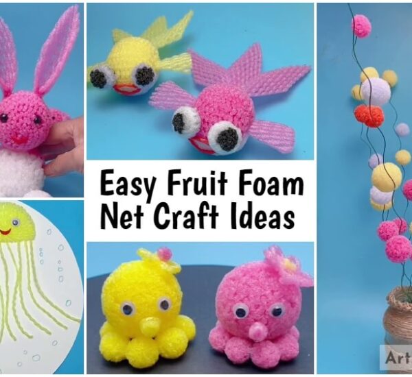 Easy Fruit Foam Net Craft Ideas for kids