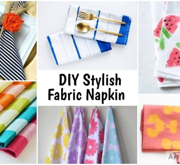 DIY Stylish Fabric Napkin Projects That Will Last For Years