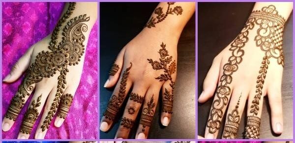 Unique Mehndi Designs for Back Hands