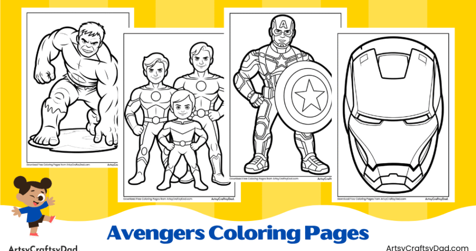 Avengers Coloring Pages For Kids