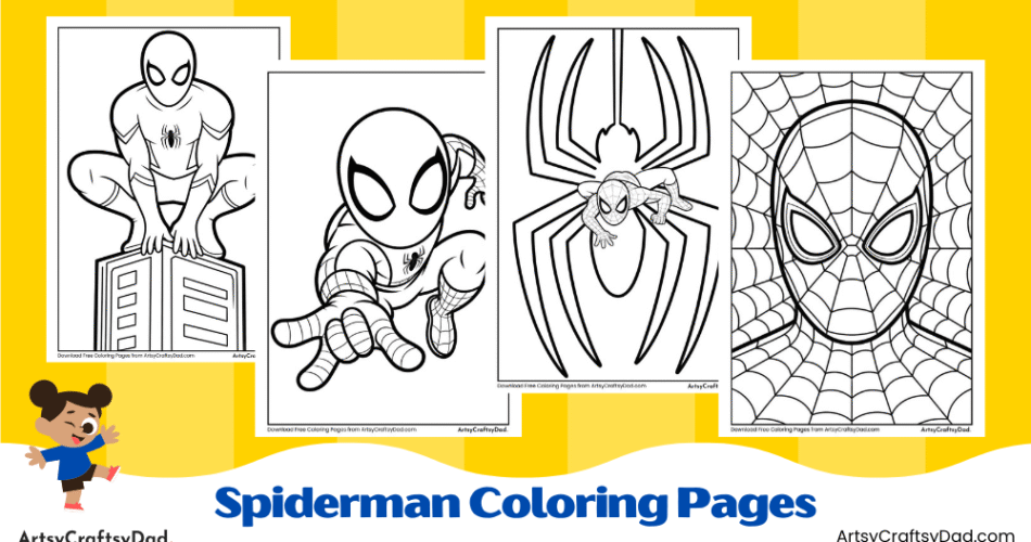 Spiderman Coloring Pages For Kids