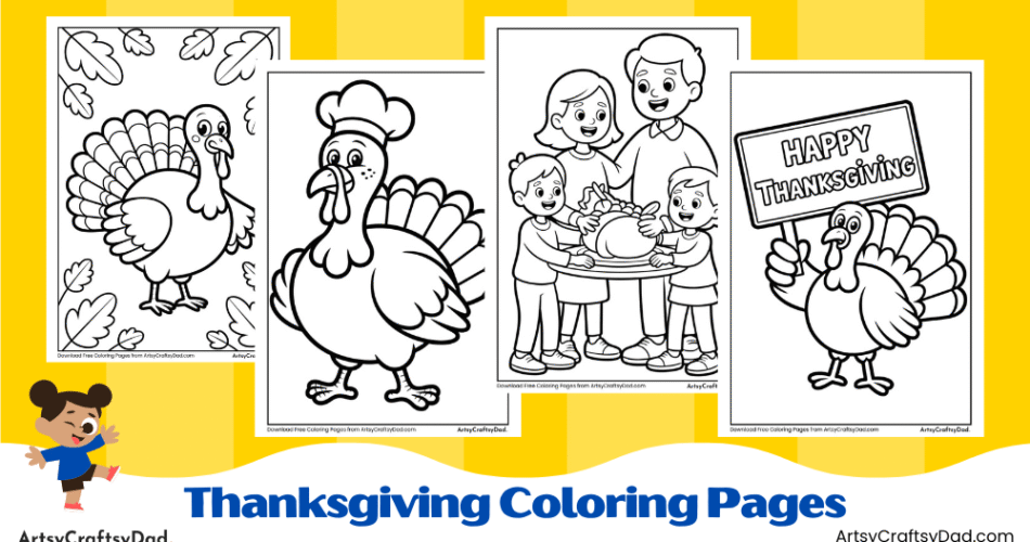 Thanksgiving Coloring Pages For Kids