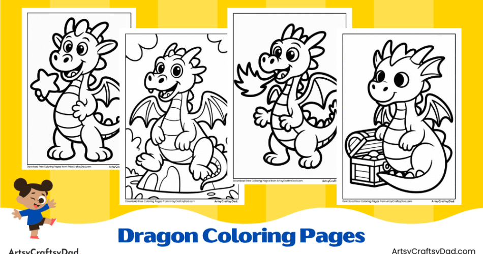 Dragon Coloring Pages for Kids