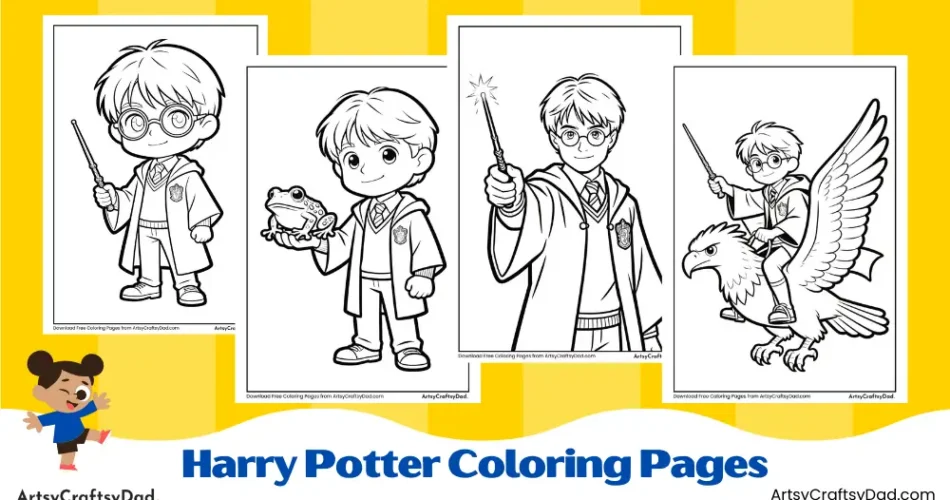 Free Harry Potter Coloring Pages for Kids