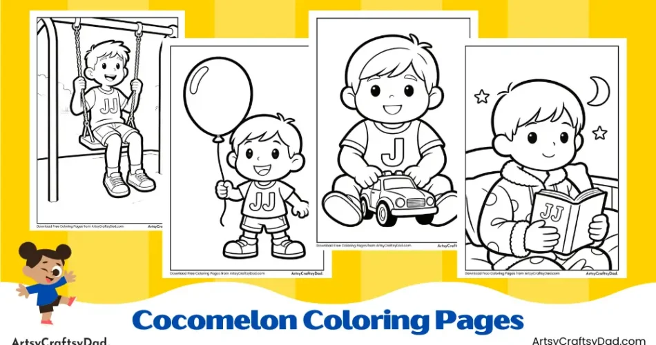 Cocomelon Coloring Page Activities for Kids
