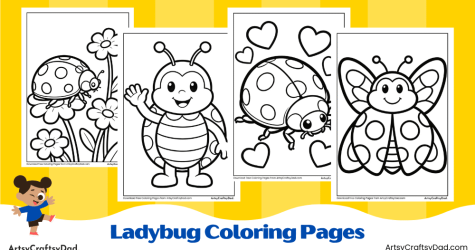 Fun Ladybug Coloring Pages for Kids