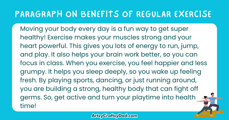Essay & Paragraph on Benefits of Regular Exercise for Grades 3 to 10