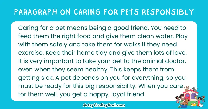 Essay & Paragraph on Caring for Pets Responsibly for Grades 2 to 10 Students