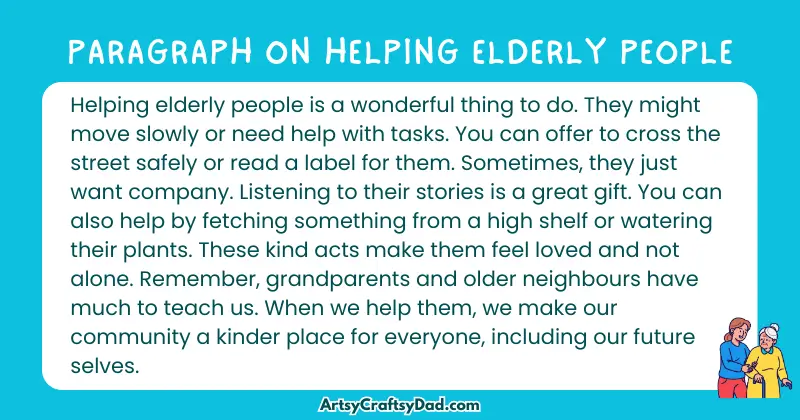 Essay & Paragraph on Helping Elderly People for Grades 2 to 10
