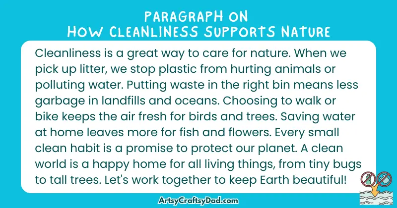 Essay & Paragraph on How Cleanliness Supports Nature for Grades 2 to 10 Students